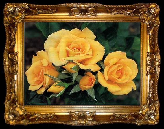 framed  unknow artist Still life floral, all kinds of reality flowers oil painting  391, ta009-2